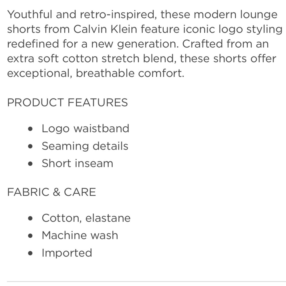 CK One Lounge Shorts - Picture 5 of 5